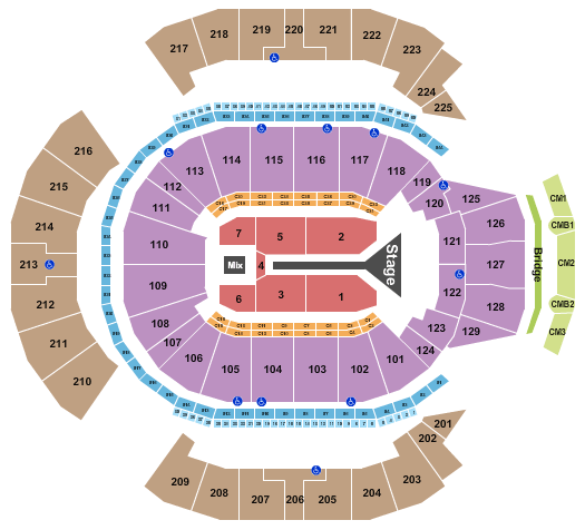 Chase Center Maroon 5 Seating Chart